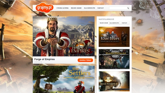 Grajmy.pl - rozrywka na wyciągnięcie ręki